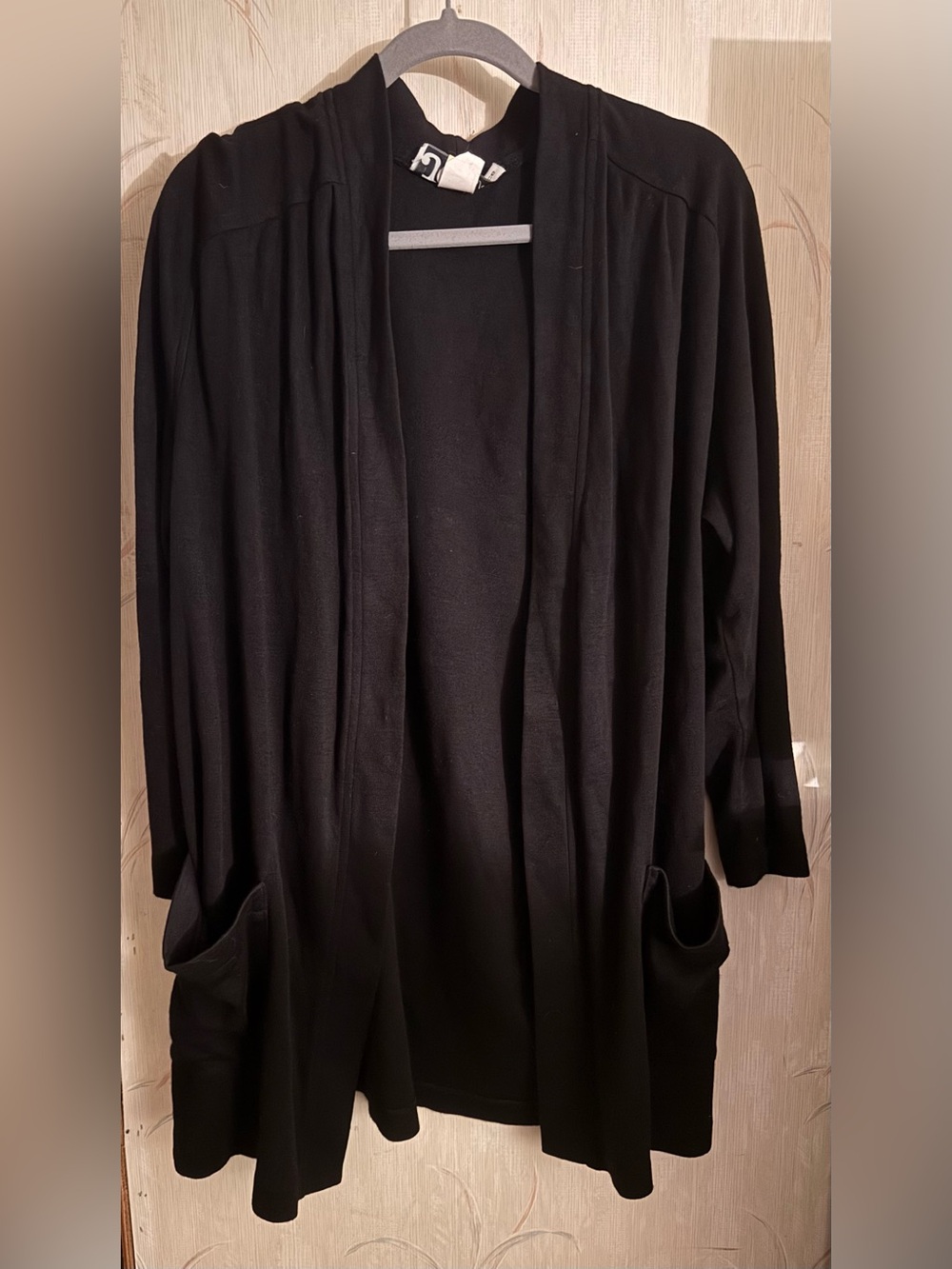 Vintage JG Collection By Joyce Black Cardigan with Pockets